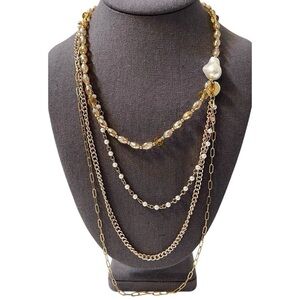 ❤️ Bohemian Gold Layered Chain Necklace